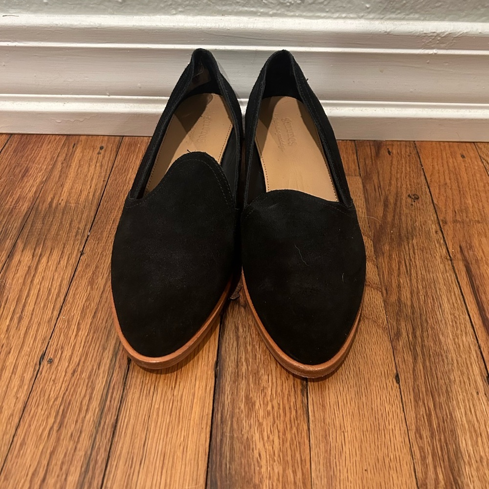 Black Soludos loafers
